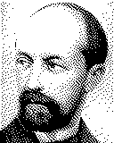 Portrait von Albert Roussel als 1-Bit-Bild