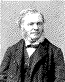 Portrait von César Franck als 1-Bit-Bild