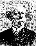 Portrait von Édouard Lalo als 1-Bit-Bild