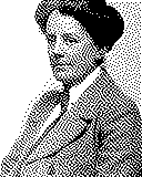 Portrait von Ethel Smyth als 1-Bit-Bild