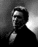 Portrait von Ferruccio Busoni als 1-Bit-Bild