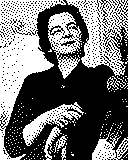 Portrait von Grażyna Bacewicz als 1-Bit-Bild