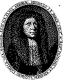 Portrait von Heinrich Ignaz Franz Biber als 1-Bit-Bild