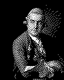 Portrait von Johann Christian Bach als 1-Bit-Bild