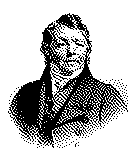 Portrait von Johann Nepomuk Hummel als 1-Bit-Bild