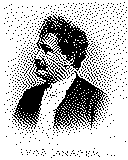 Portrait von Leoš Janáček als 1-Bit-Bild