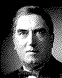 Portrait von Maurice Duruflé als 1-Bit-Bild