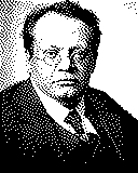 Portrait von Max Reger als 1-Bit-Bild