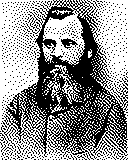 Portrait von Mily Alexeyevich Balakirev als 1-Bit-Bild