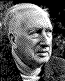 Portrait von William Walton als 1-Bit-Bild